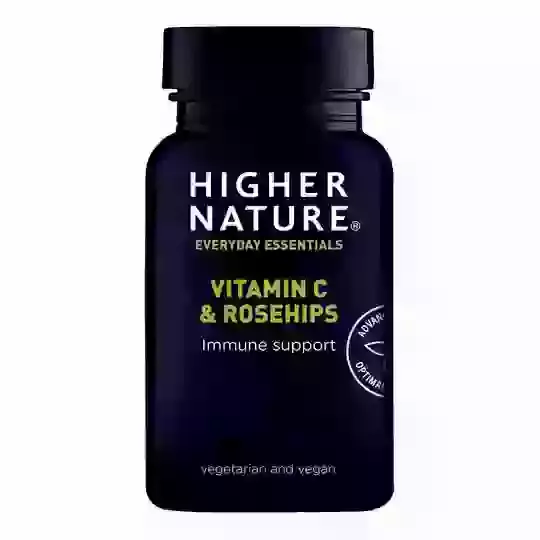 Higher Nature Vitamin C & Rosehips x 180 Veg Tablets